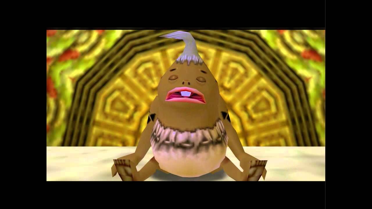 The child of the Elder Goron, crying.