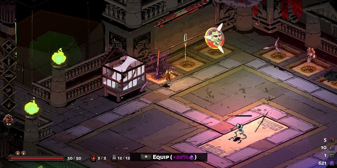 A gameplay screenshot from Hades