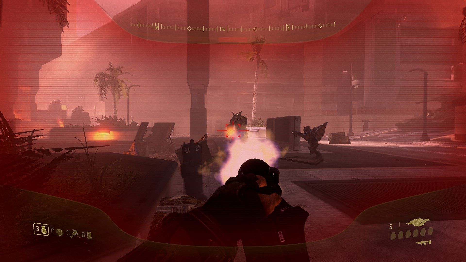 Firing Brute Shot at Brute in Halo 3 ODST