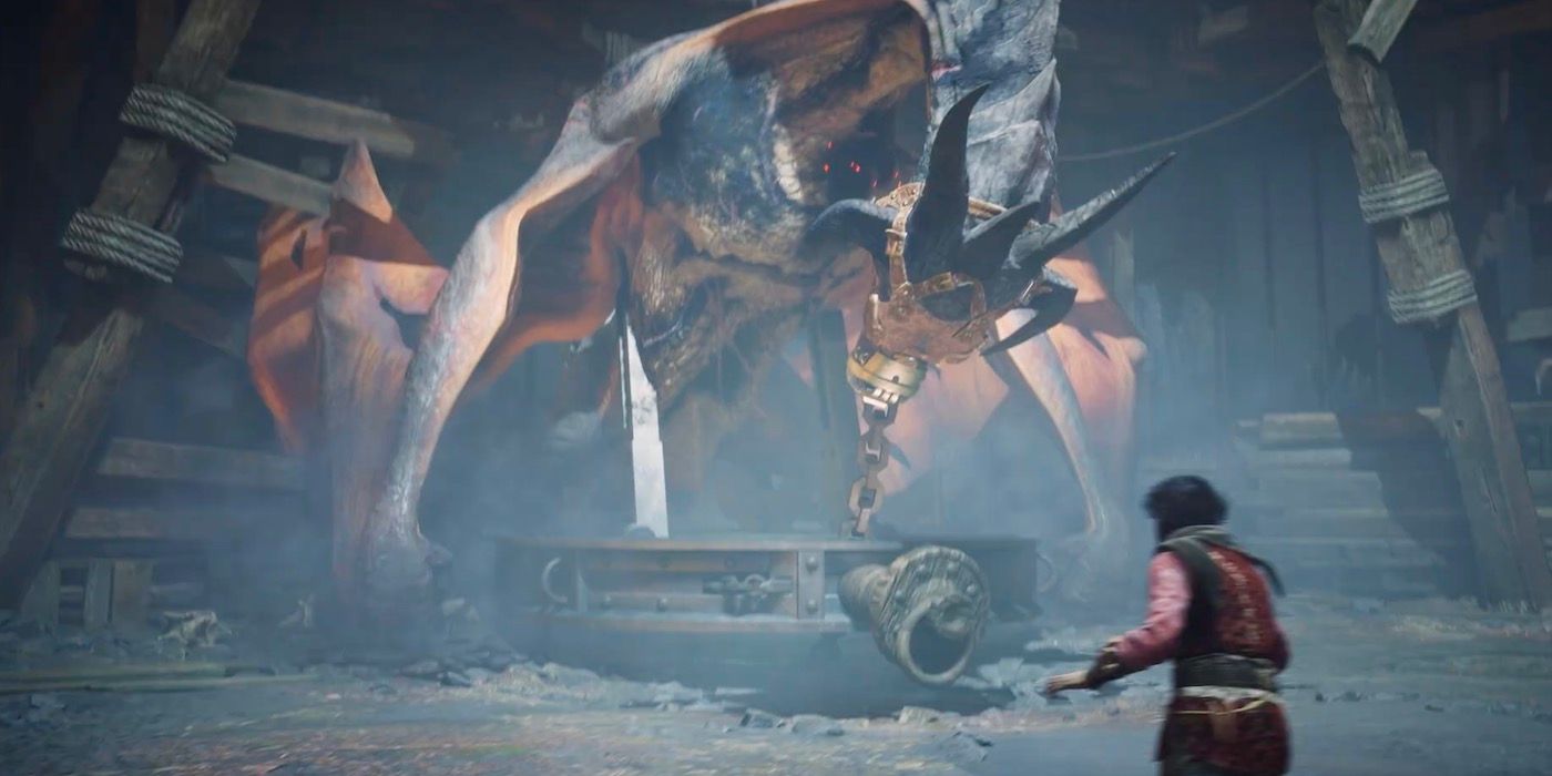 Gameplay screenshots from the Hogwarts Legacy reveal trailer.