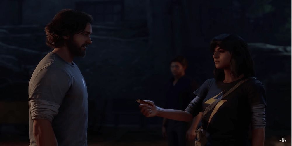 A broke Tony Stark talking with Kamala