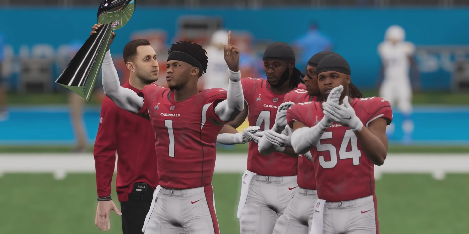 Madden 21 Cardians Celebrate Super Bowl