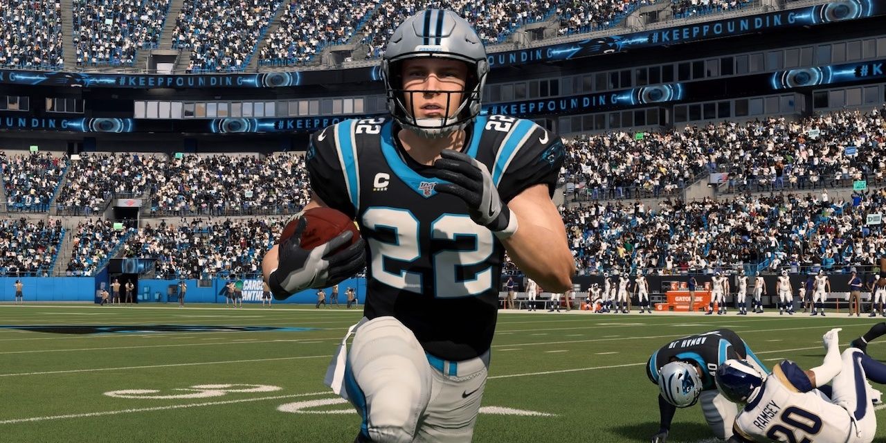 Christian McCaffrey Running Ball Madden 21
