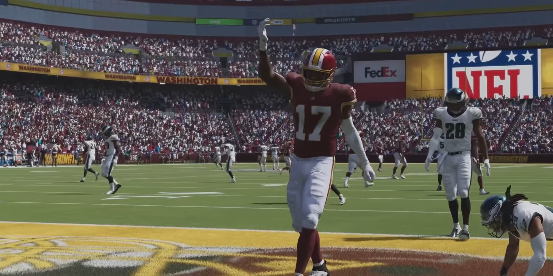 Washington Football Team Celebrate Madden 21