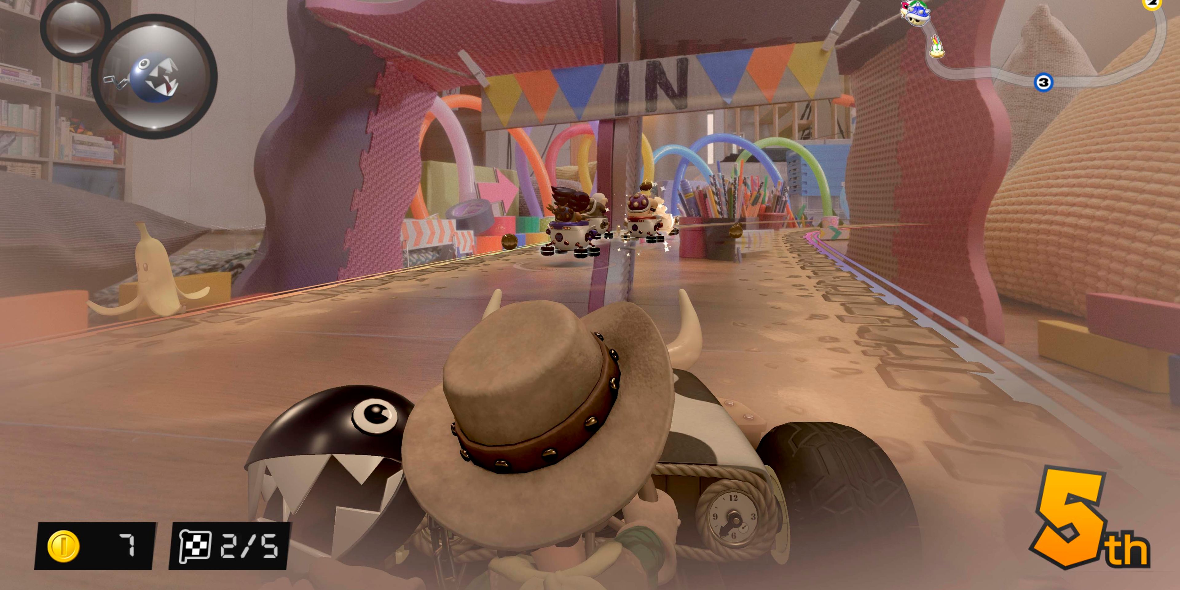 Mario Kart Live Home Circuit Cowboy Track Chain Chomp