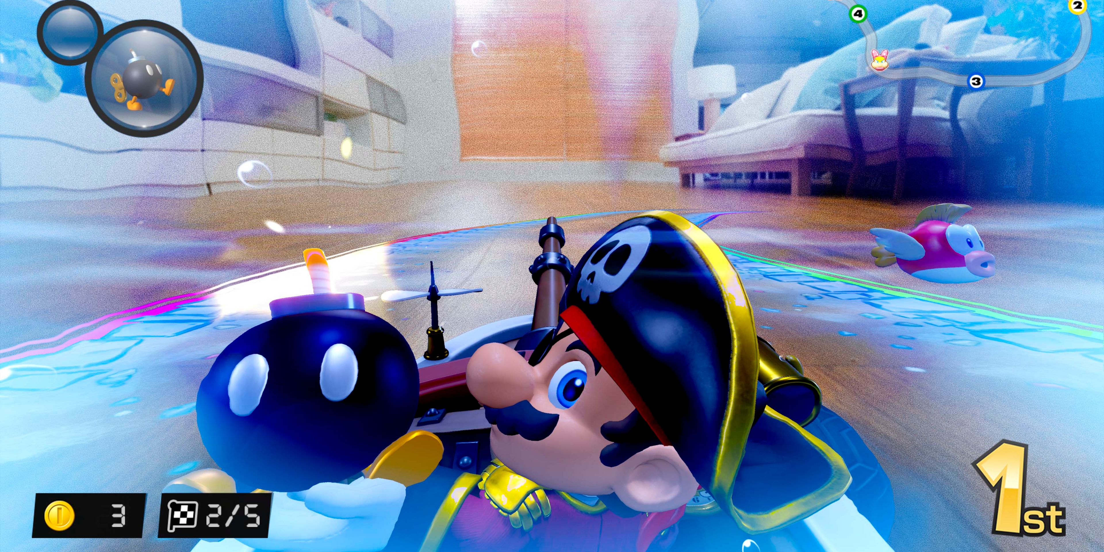 Mario Kart Live Home Circuit Pirate Mario Bob-Omb Boost