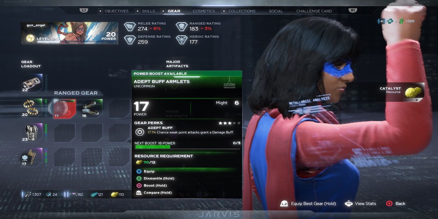 This is a screenshot from Marvel's Avengers.