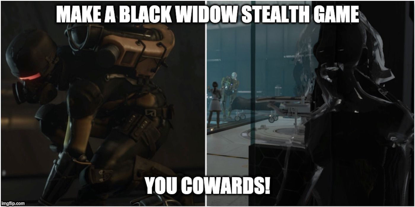 This is a meme about the game Marvel's Avengers.
