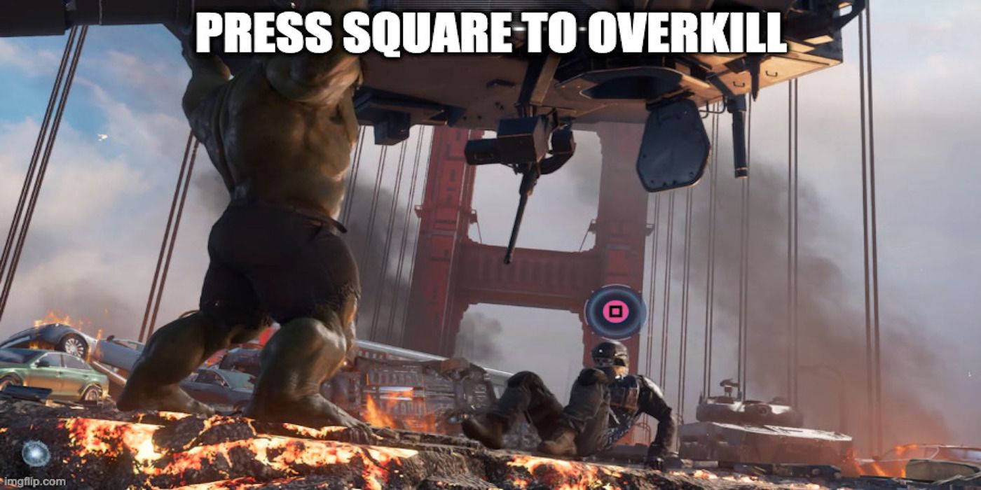 Hulk memes from Marvel's Avengers.