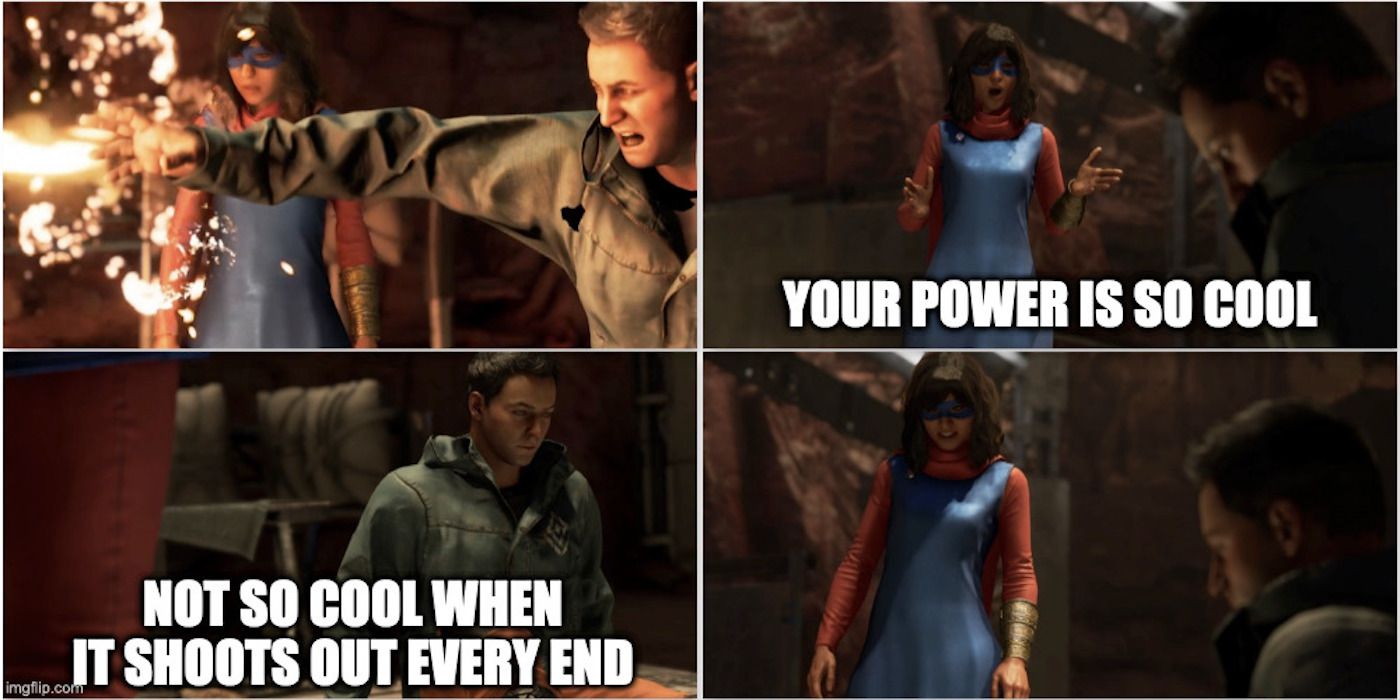 Kamala Khan memes from Marvel's Avengers.