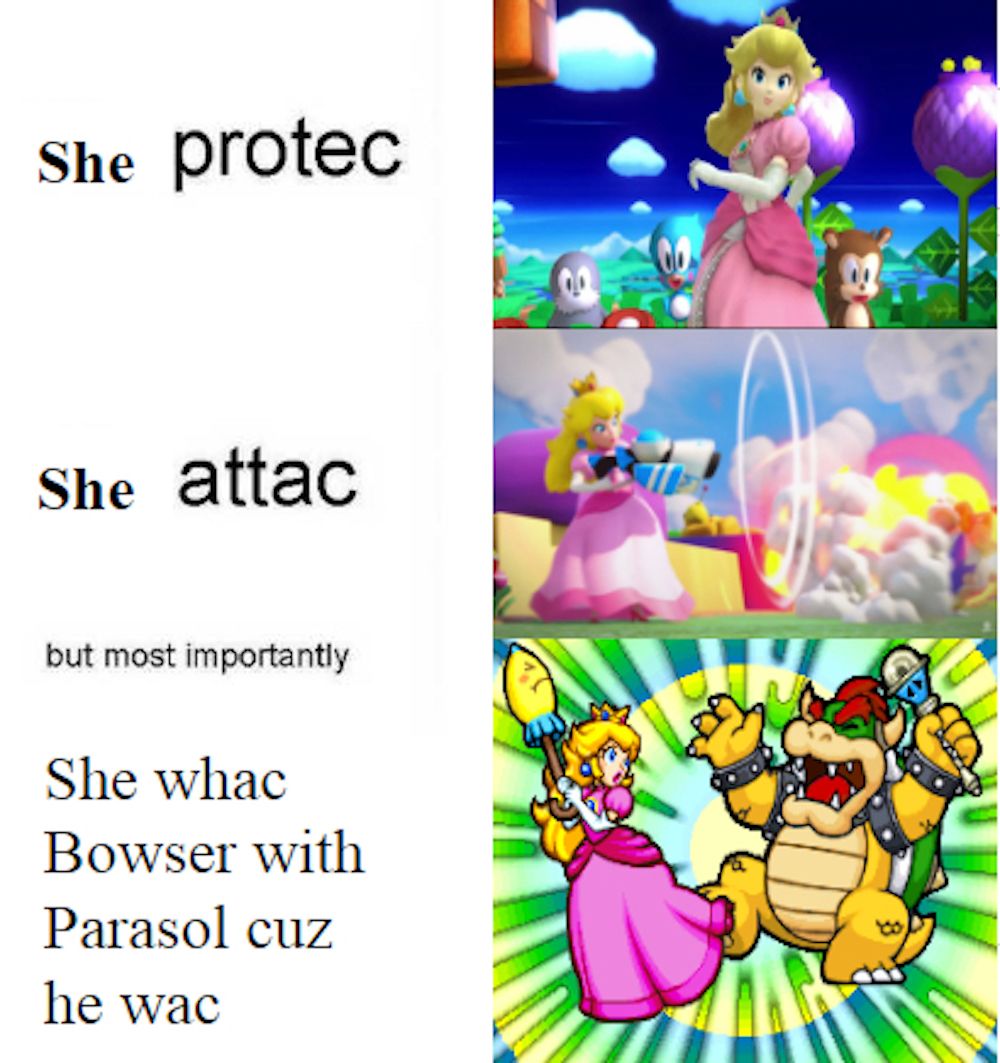 Meme princess peach copy
