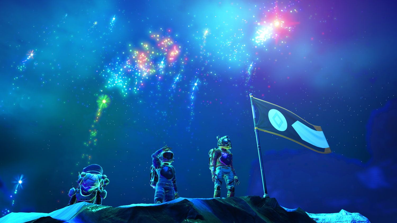 Non Man's Sky Fireworks
