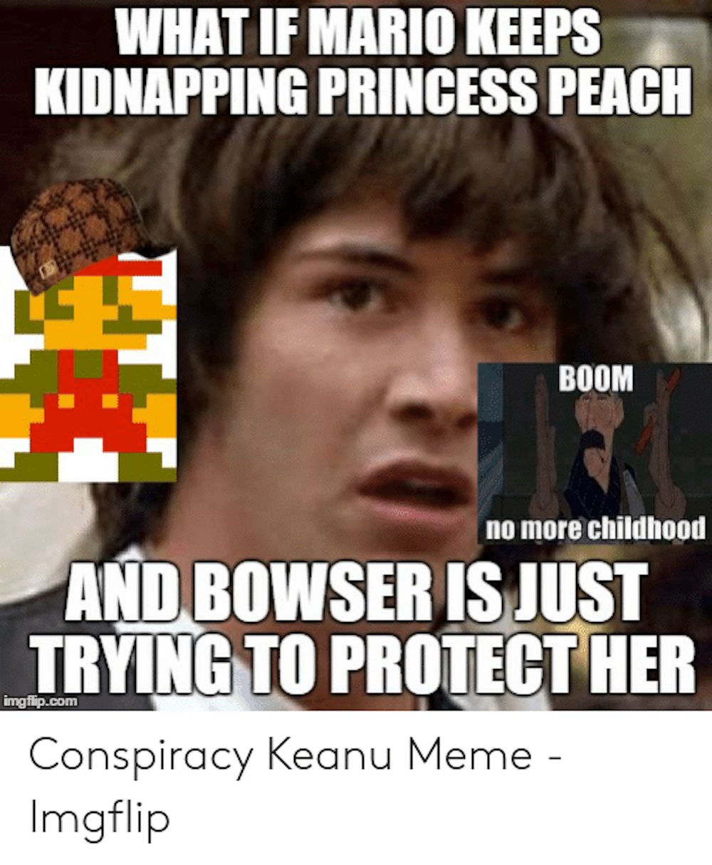 Peach mario bowser meme copy