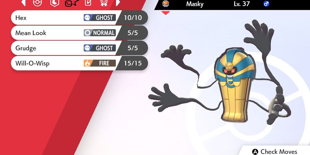 Cofagrigus moveset Pokemon Shield