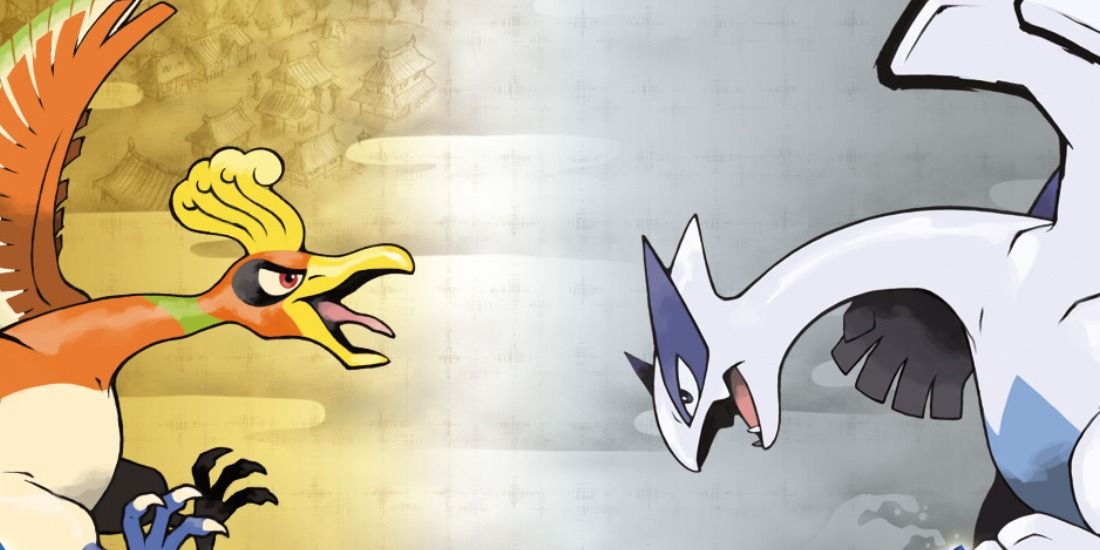 lugia and ho-oh side by side