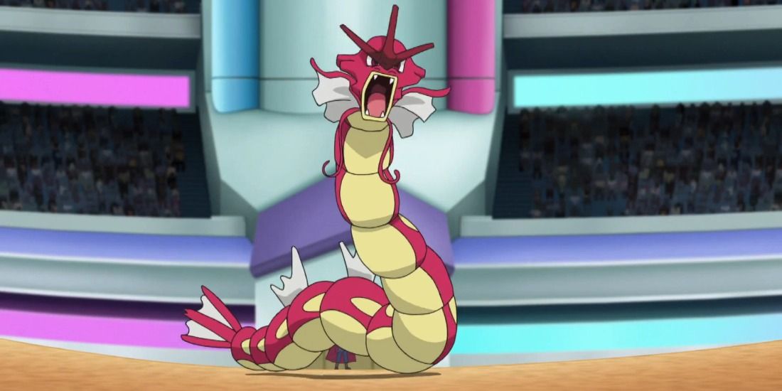 Lance's Shiny Red Gyarados ready for battle