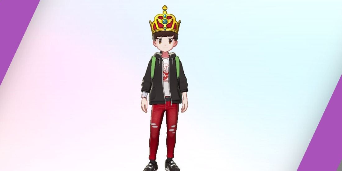 One trainer's outfit featuring the tacky Replica Crown item
