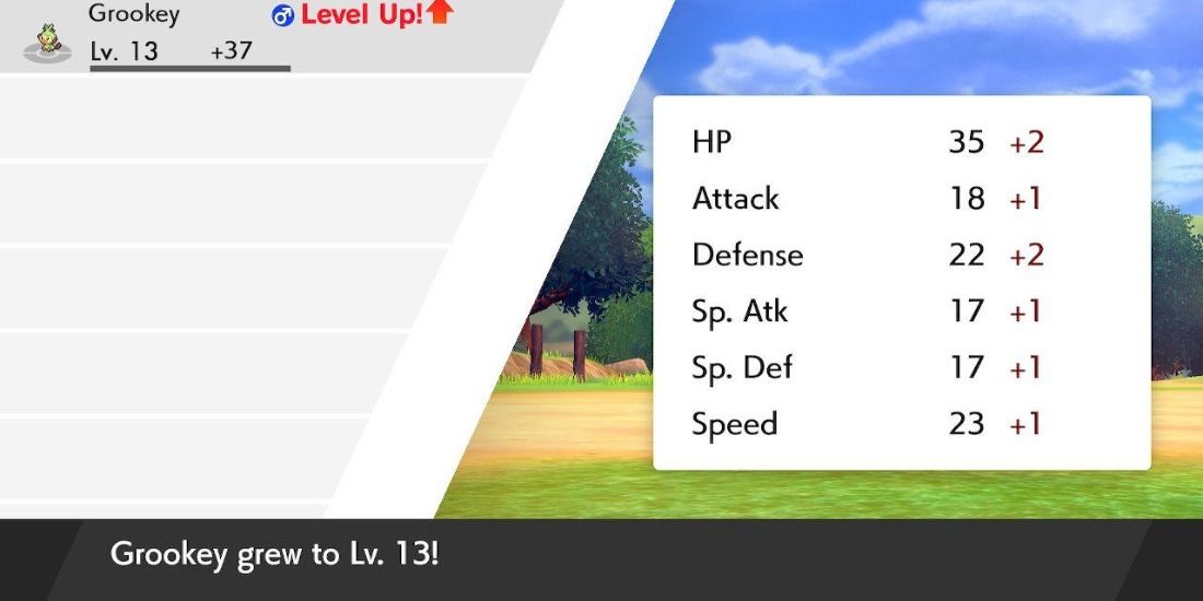 One new trainer levelling up their Grookey slowly through battle