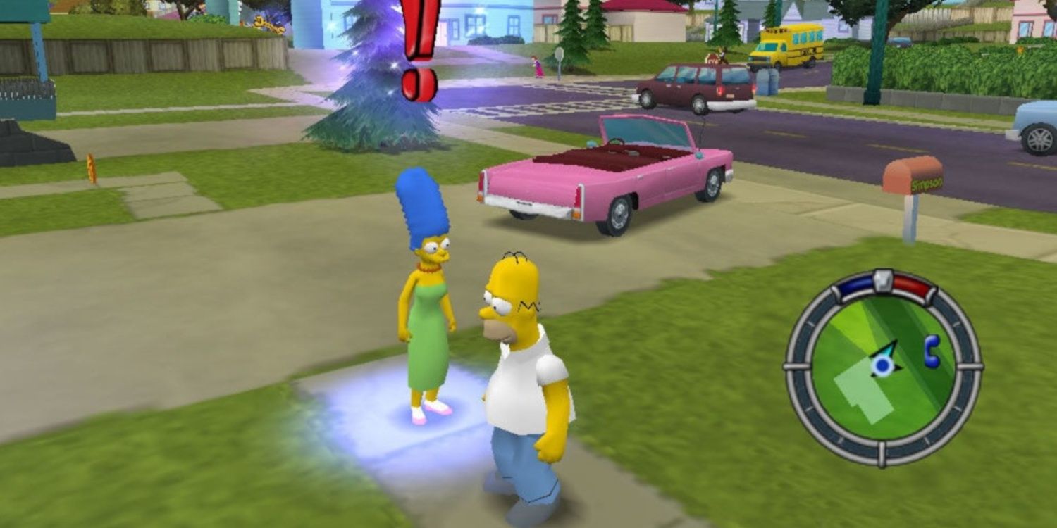 Homer and Marge Simpson