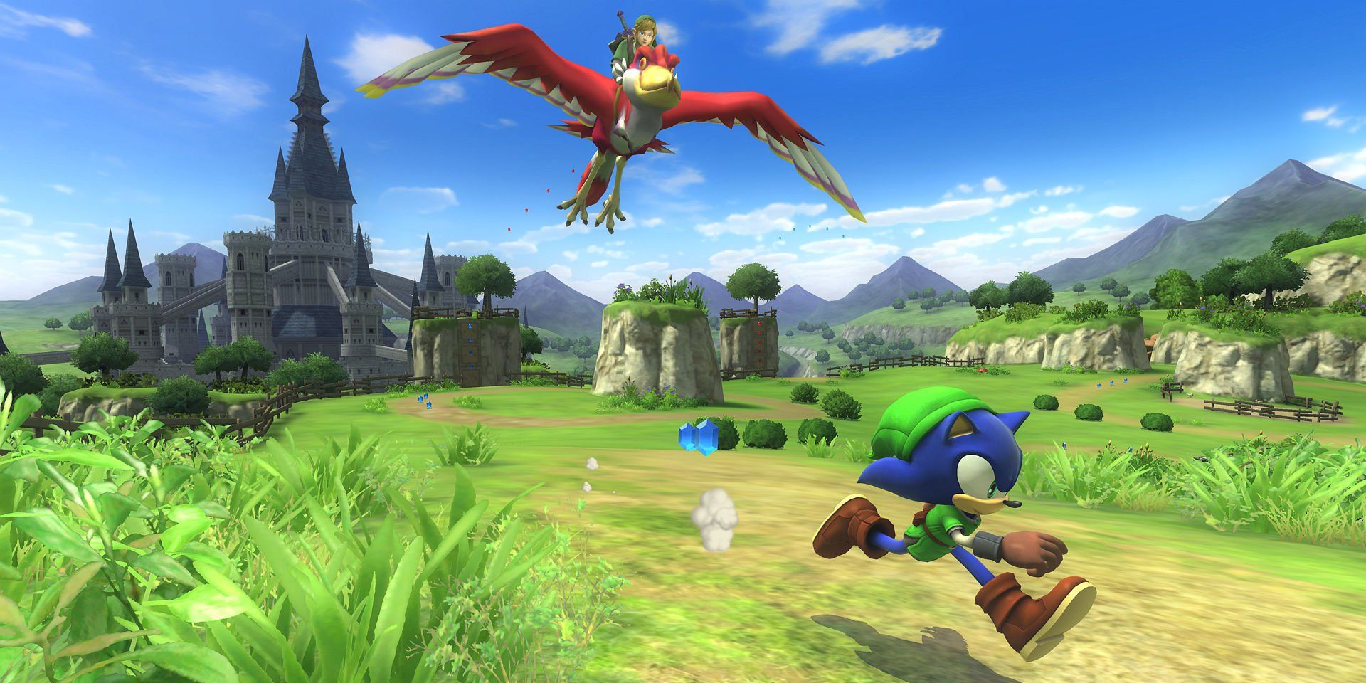 Wii U Sonic Lost World DLC Link Skyward Sword