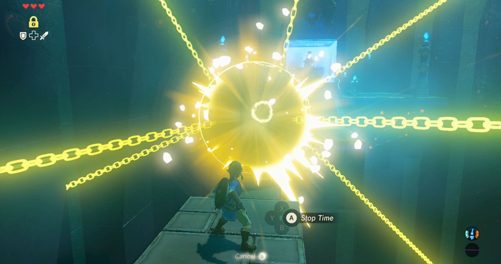 link using stasis with the sheikah slate