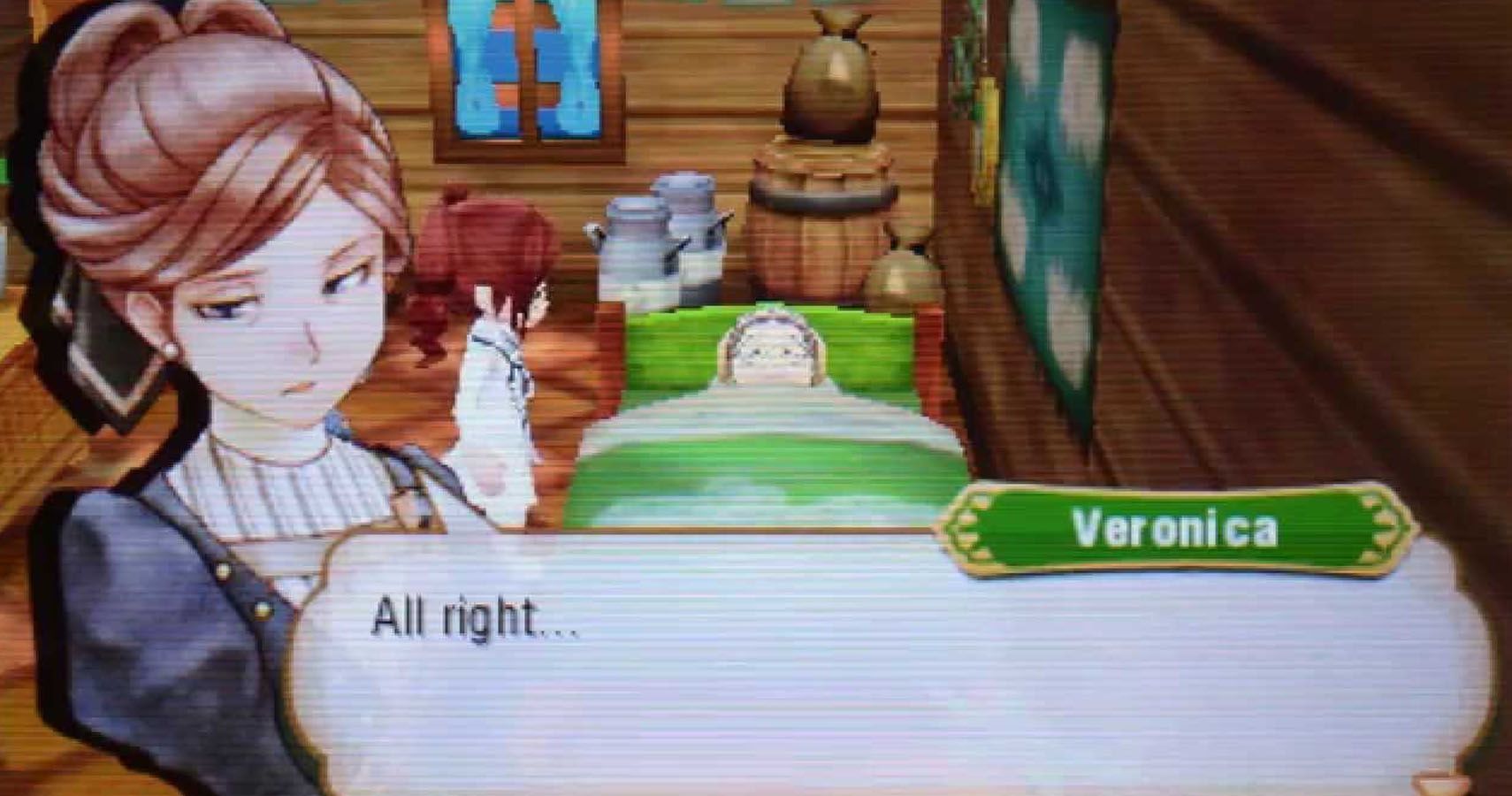 Veronica visiting Eda