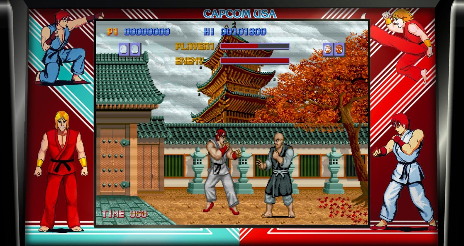 Ken vs Ryu in the original Street Fighter