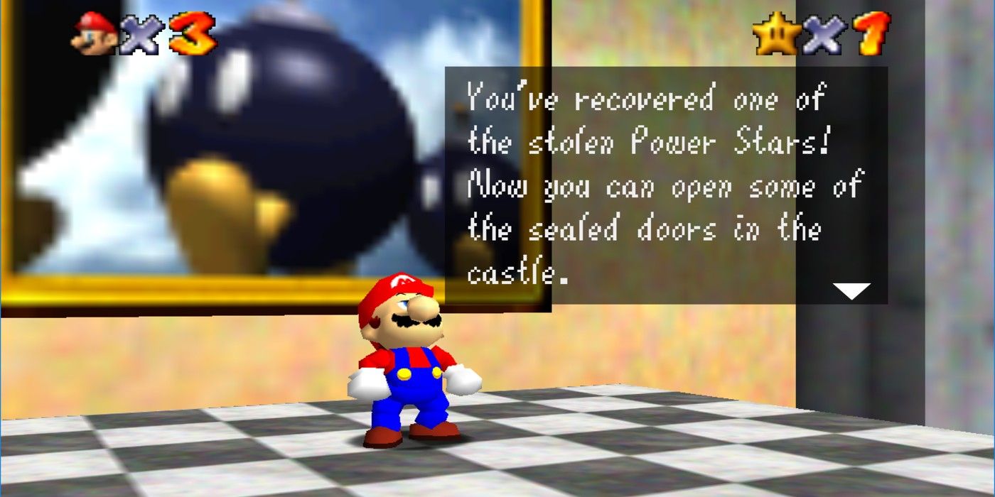 Super Mario 64 First Power Star