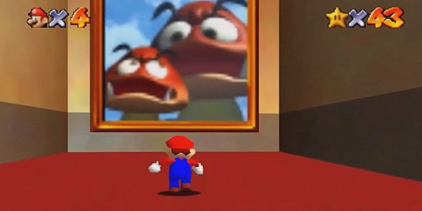 Super Mario 64 Paintings goomba