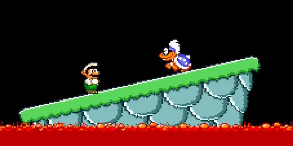 SNES Super Mario World Iggy Koopa Boss