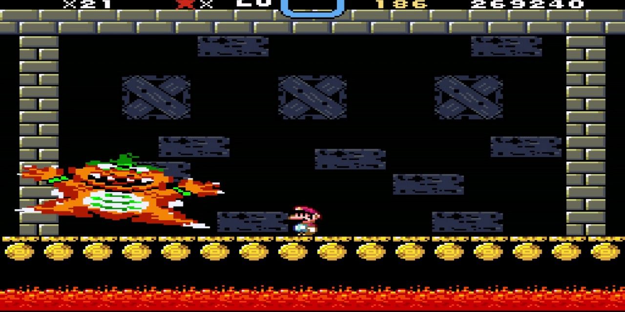 SNES Super Mario World Morton Koopa Jr Flattened