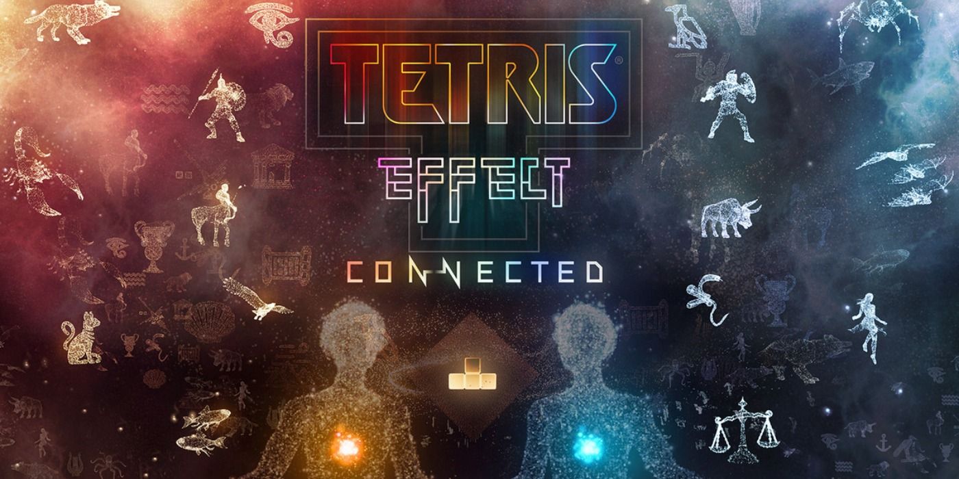 Tetris Effect Connected title screen