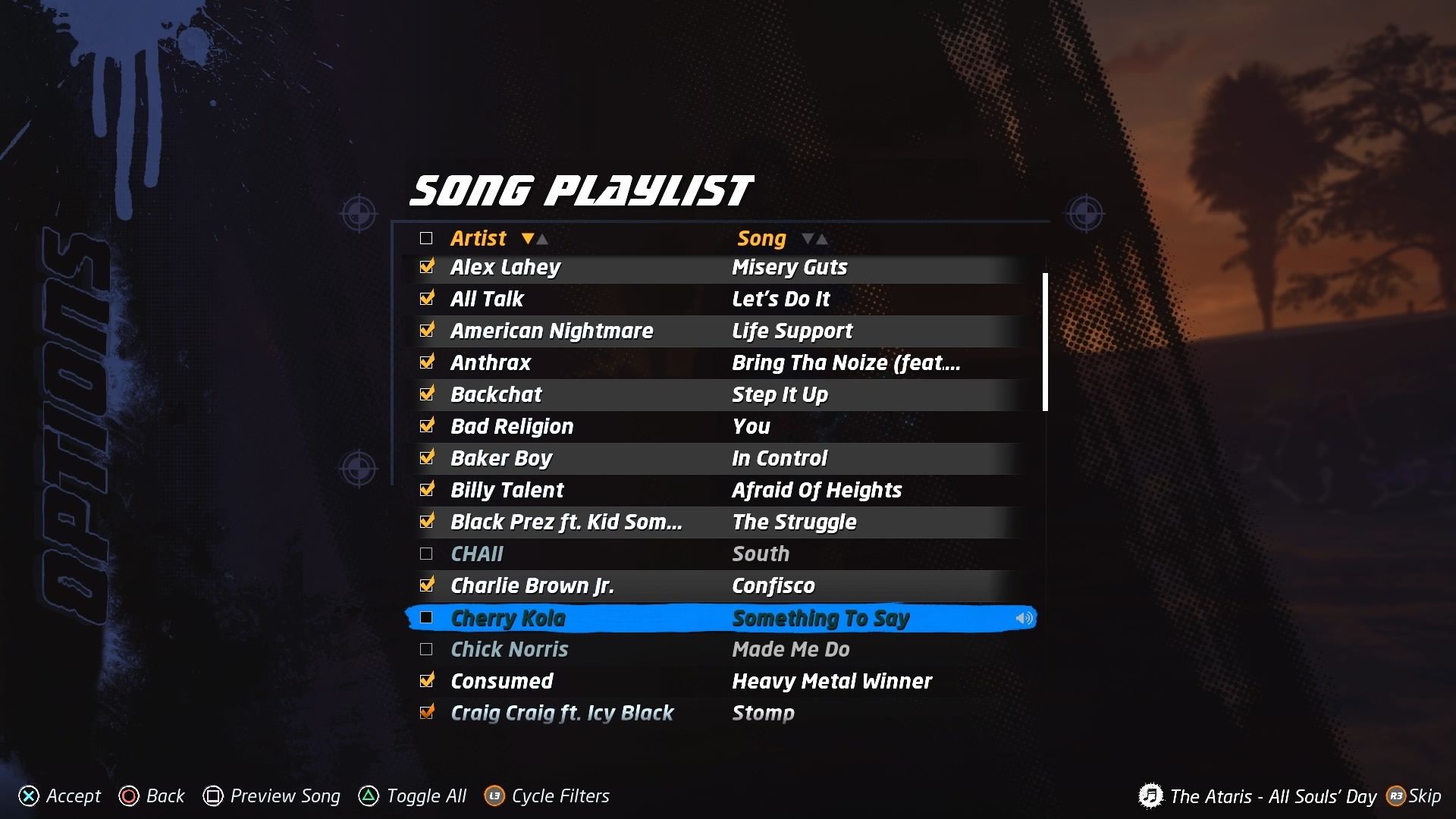 Tony Hawk Pro Skater 1 + 2 Music Playlist