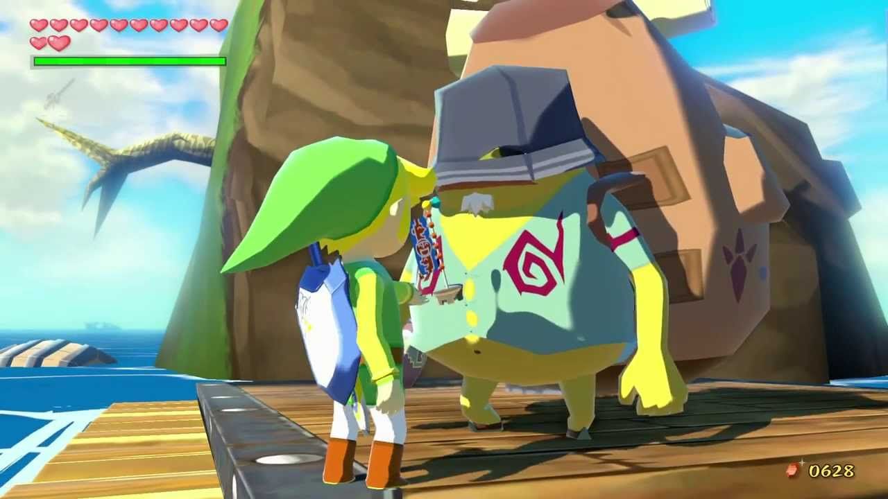 One of the Goron's that has disguised himself as a traveling merchant on the Great Sea.