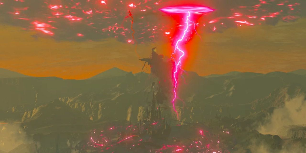Legend Of Zelda Breath Of The Wild Great Calamity Lightning