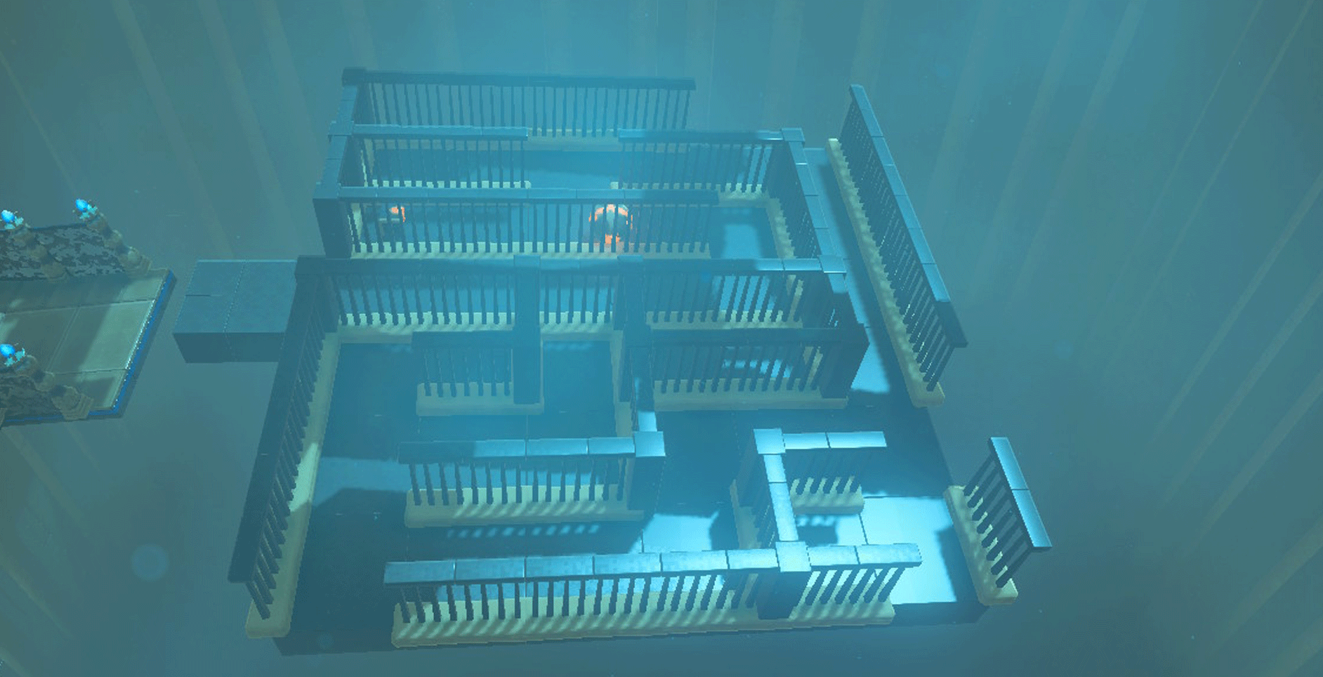 One of the many shrines in BOTW that uses the gyroscopic controls for a puzzle.