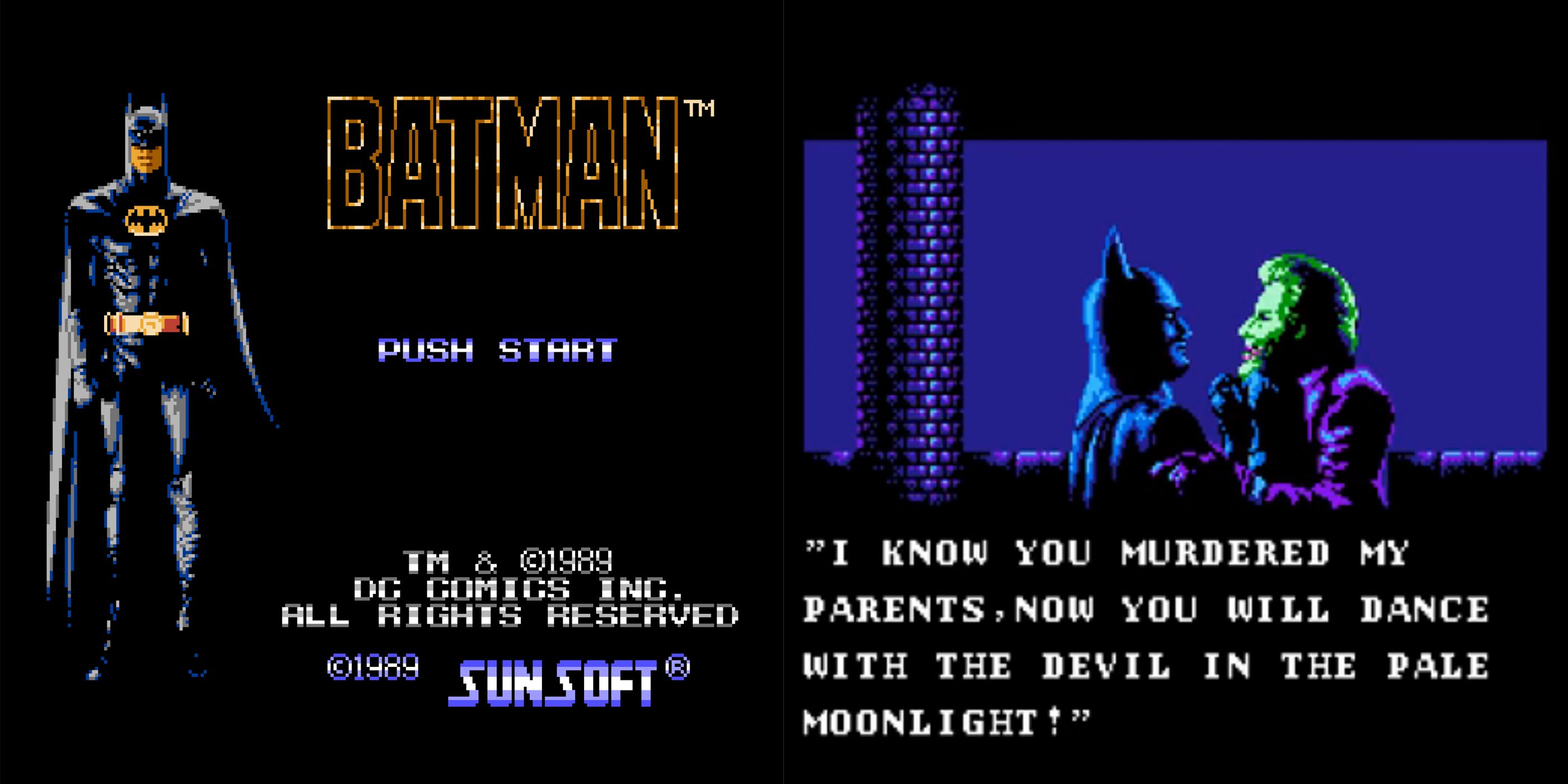 Batman by Sunsoft for the NES