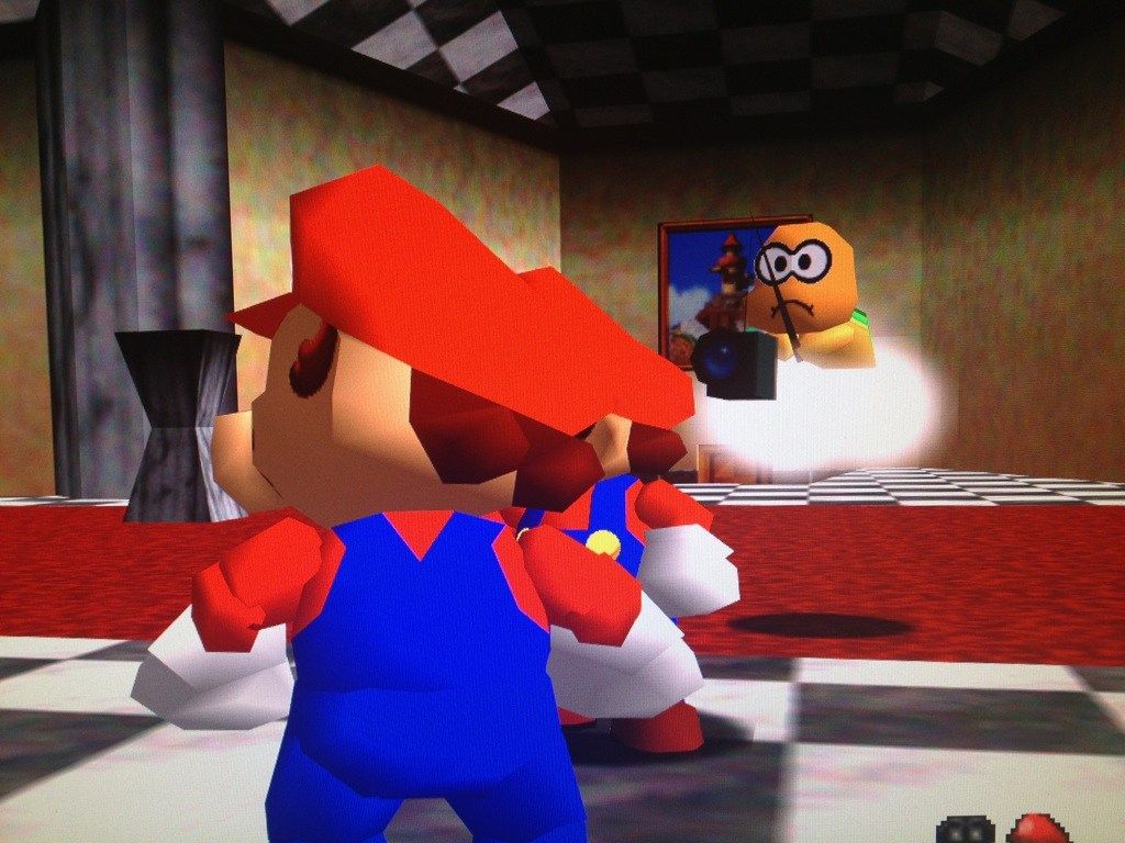 Super Mario 64 camera angle