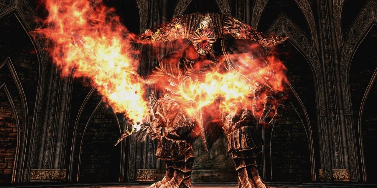 smelter demon boss from dark souls 2