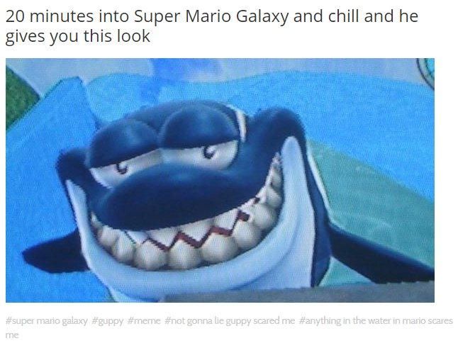 Guppy in Super Mario Galaxy