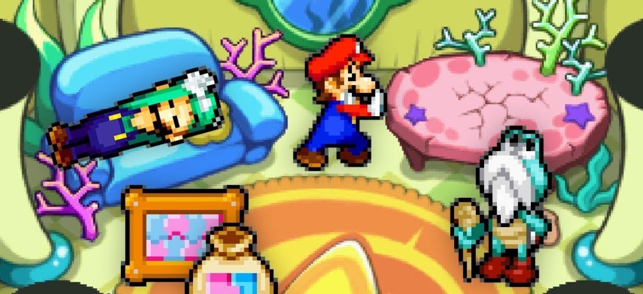 lounging Mario