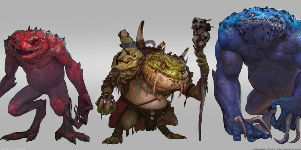 A Slaadi from Dungeons &amp; Dragons