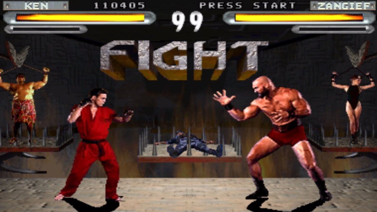 Screencap from Street Fighter the Movie the Game (1995)