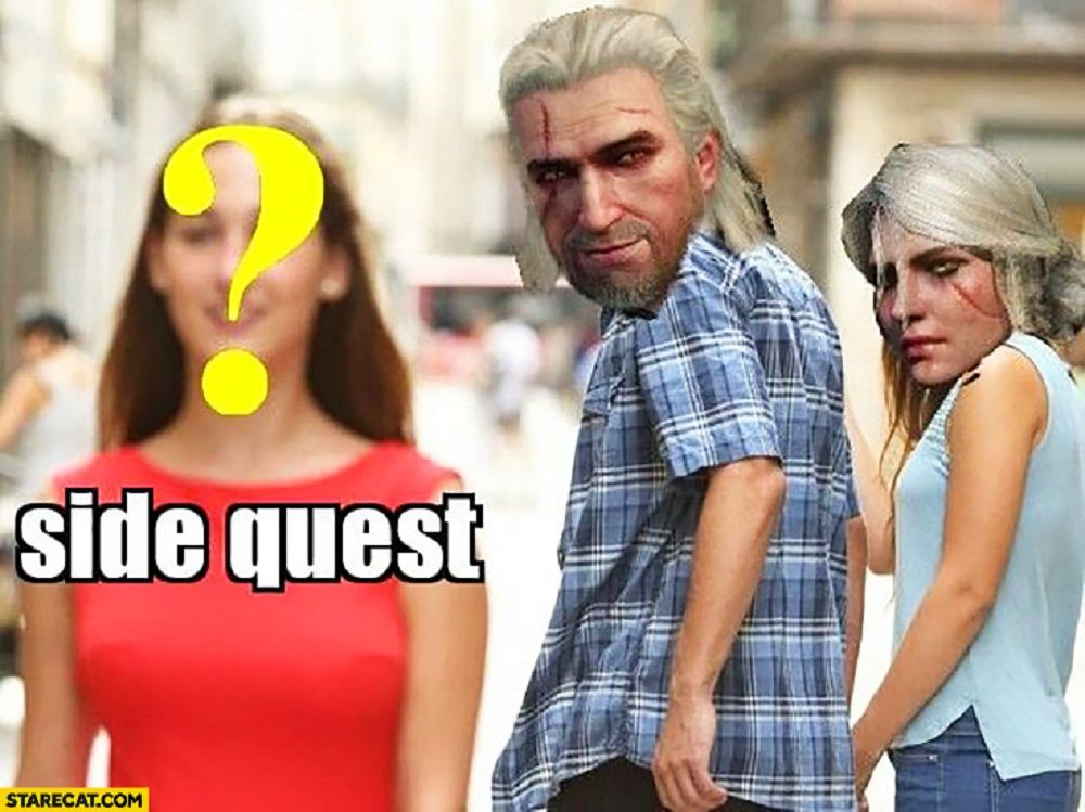 the-witcher-looking-at-side-quest-meme