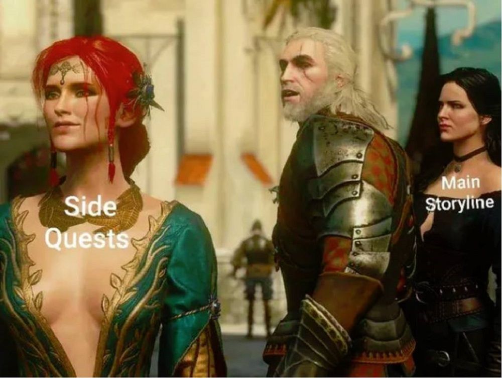 witcher meme side quest