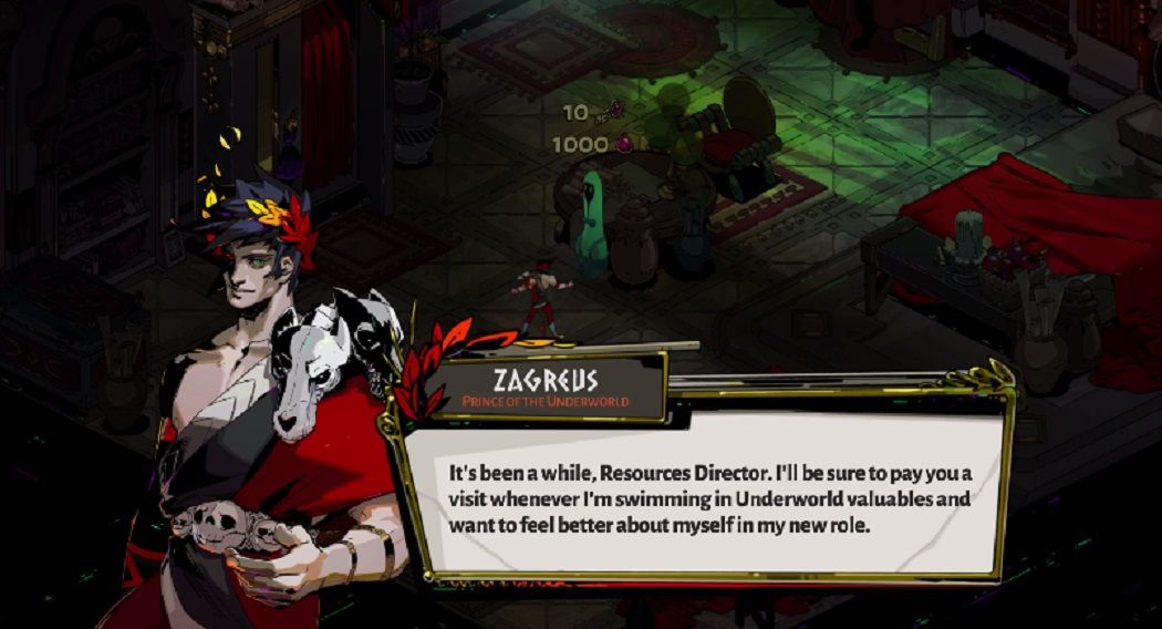 Hades Zagreas Resources Director