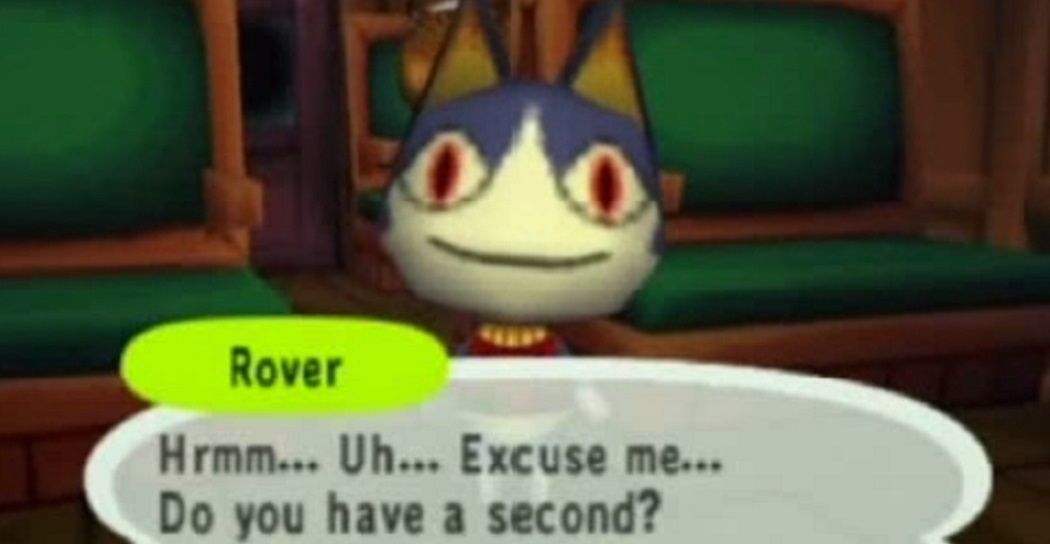 Rover in the Animal Crossing intro