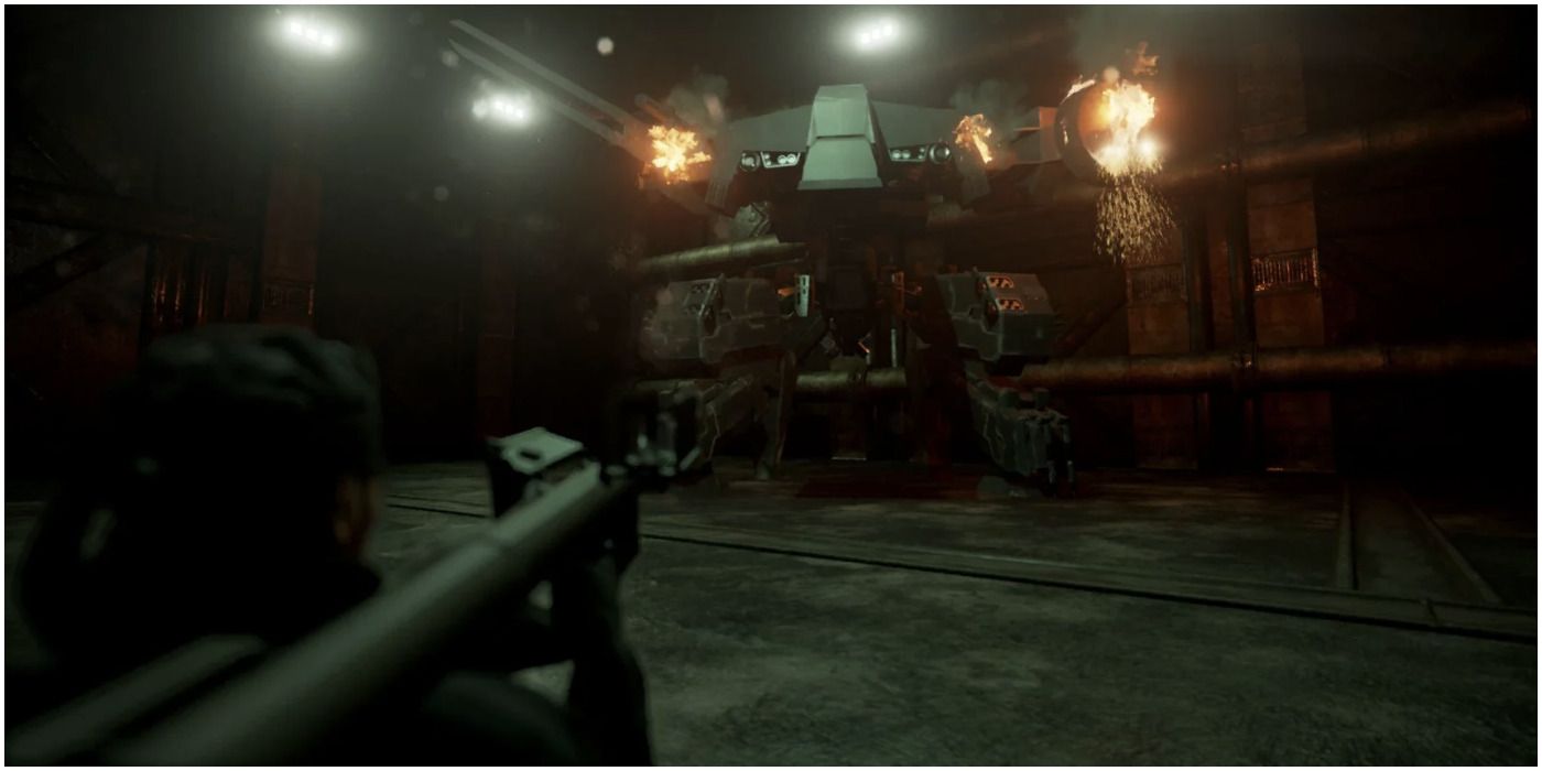 A gameplay screenshot from Shadow Moses