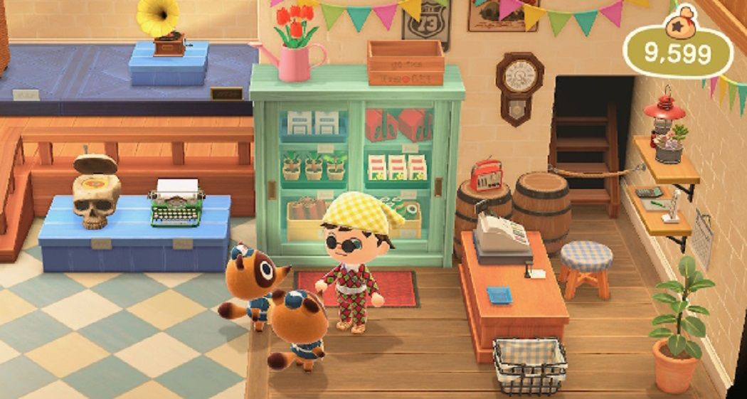 In Timmy and Tommy's store in Animal Crossing: New Horizons