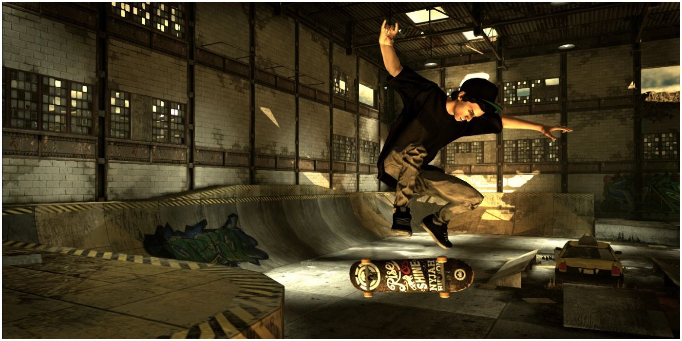 A gameplay screenshot from Tony Hawk’s Pro Skater HD